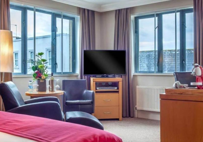 Bedroom at The Prince of Wales Hotel.